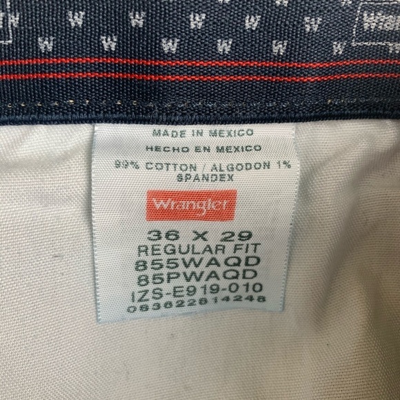 WRANGLER Distressed Denim High Rise Cut Offs Sz L - Picture 10 of 10